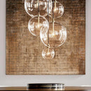GobekUsa Gold Metal Globe Pendant Light with LED G4 Bulb for Dining Room
