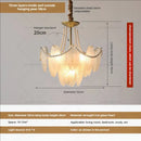 GobekUsa Cream Wind Feather Pearl Crystal Chandelier for Luxury Living Room and Bedroom
