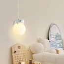 GobekUsa Animal Resin Pendant Lamps: Bear Rabbit Dog Sheep Bunny Chandelier for Children's Room