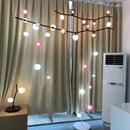 GobekUsa Glass Branch Chandelier: LED Home Decor Lighting for Living Room & Dining Table