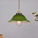 GobekUsa Green Glass Adjustable LED Pendant Lights for Modern Nordic Home Decor