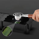 GobekUsa Espresso Knockbox Grounds Bin & Barista Tamping Station Tray