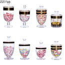 GobekUsa Acrylic Candy & Spice Jar Set for Kitchen Food Storage