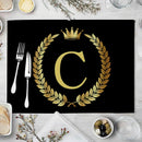 GobekUsa Kitchen Table Mats Set of 4, 42*32cm, Cotton Linen Coasters for Dining Home Decor