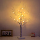 GobekUsa LED Starry Tree Table Lamp with Touch Switch - 36/108 LEDs, Fairy Night Light