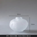 GobekUsa Glass Pleats Vase for Hydroponics and Flower Arrangement