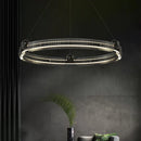 GobekUsa Light Luxury Circle LED Living Room Chandelier