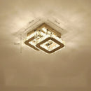 GobekUsa Crystal LED Ceiling Lamps Modern Chandeliers for Home Room Decor