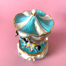 GobekUsa Carousel Horse Figurine Trinket Box Hand Painted Collectible Ornament