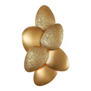 GobekUsa Golden Stainless Steel LED Wall Sconce for Bedroom & Corridor
