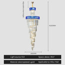GobekUsa Crystal Chandelier: Elegant Villa Living Room Lighting