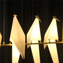 GobekUsa Bird Design LED Hanging Chandelier for Dining and Living Spaces