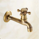 GobekUsa Antique Brass Garden Bibcock Tap Decorative Water Faucet for Bathroom and Outdoor Use