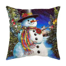 GobekUsa Christmas Cushion Cover Set - Festive Xmas Decor for Living Room Sofa