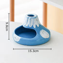 GobekUsa Cartoon Volcanic Ceramic Ashtray with Lid Desk Decoration Windproof Ashtray