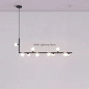 GobekUsa Double Glass Shade Pendant Light: Nordic Minimalist Design, LED Lamp for Living Room, Restaurant