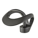 GobekUsa Black Brass Bathroom Basin Faucet With Waterfall Design