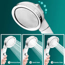 GobekUsa 3-Mode High Pressure Shower Head with Hose - Water Saving Nozzle