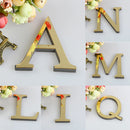 GobekUsa 3D Mirror Alphabet Letters Wall Decor for Home, Parties, and Weddings
