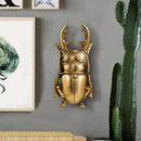 GobekUsa Golden Beetle Resin Handicrafts - Background Wall Decoration