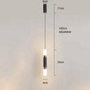 Modern Aluminum LED Pendant Light With Dual Spotlights