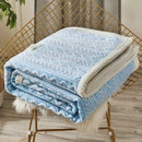 GobekUsa Coral Fleece Flannel Blanket: Cozy Single/Queen Size Little Quilt - Winter Office/Dorm Warmth