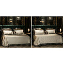 GobekUsa 200S Embroidery Egyptian Cotton Bedding Set - Queen King Linens