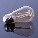 GobekUsa Amber Plastic Bulbs: Waterproof 2700K LED E27 String Light for Patio Outdoor Decor