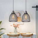 GobekUsa Black Metal Cage Pendant Light Chandelier for Modern Home Decor