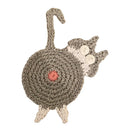 GobekUsa Cat Butt Coasters: Handmade Funny Kitties Cup Mat - Set of 4