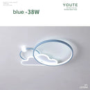 GobekUsa Kids LED Ceiling Light: Modern Nursery Chandelier for Bedroom, Smart Cartoon Lamp