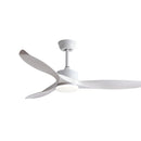 GobekUsa 52" Black Walnut Grain Ceiling Fan with LED Light & Remote Control