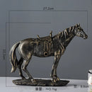 GobekUsa Elegant Horse Resin Statue for Home Office Decor