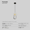 "GobekUsa LED Glass Wall Lamp: Modern Home Decoration for Bedroom Living Room Corridor"