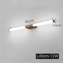 GobekUsa Bronze LED Mirror Front Wall Lamp, Bathroom Bedroom Vanity Lighting