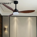 GobekUsa 52" Fashion Plastic Blade Ceiling Fan with Lamp and Remote Control