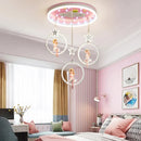 GobekUsa Cartoon Princess Kids Room Chandelier - Modern Decorative Lighting
