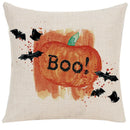 GobekUsa Halloween Linen Cushion Cover for Living Room Decor and Sofa - Trick or Treat