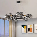 GobekUsa Crystal Chandelier: Modern Stair Pendant Lamp for Living Room, Interior Lighting