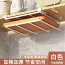 GobekUsa Kitchen Rack: Cupboard Paper Towel Rags Hanger with Hooks