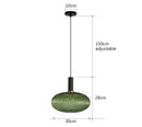 GobekUsa Colorful Glass Pendant Lights Living Room Bedside Lamp LED Hanging Lighting