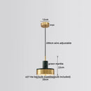 GobekUsa LED Marble Pendant Lamp: Modern Luxury Hanging Light for Home, Restaurant & Bedroom
