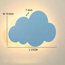 GobekUsa Cloud Wall Light: Modern Nordic LED Bedside Lamp for Children's Room