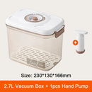 GobekUsa Fresh-Keeping Vacuum Canister: Large Capacity Food Organizer.