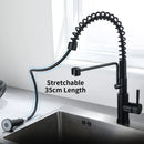 GobekUsa Brush Nickel Sensor Kitchen Faucet | Stainless Steel Smart Induction Tap with Touch Control