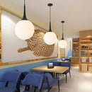 GobekUsa Glass Ball Pendant Lamp - Modern Nordic LED Lighting for Living Room & Store