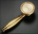 GobekUsa Antique Bathroom Handheld Shower Head | High Pressure Rainfall Nozzle Save Water