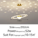 GobekUsa LED Gypsophila Chandelier for Modern Living Room Decor - Crown Ceiling Pendant Light