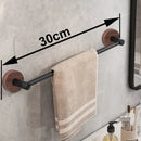 GobekUsa Matte Black Wall Mounted Towel Bar - Modern Bathroom Accessories Holder