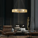 GobekUsa Gold LED Chandelier for Luxe Living Room Lighting